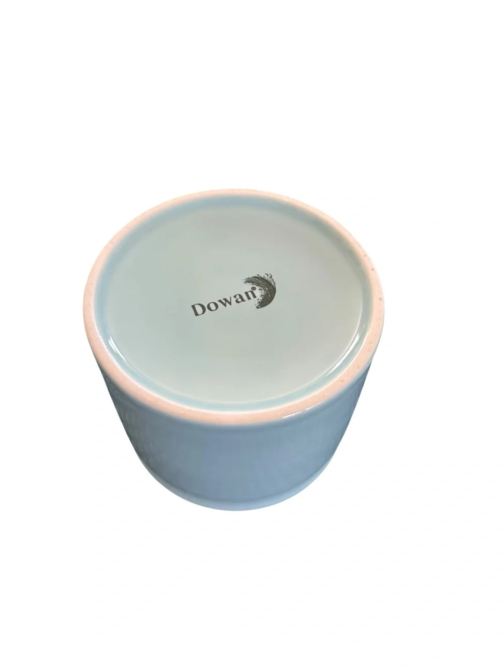 Dowan Ceramic French Butter Crock Keeper W/Lid for Soft Spreadable Butter Blue